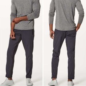 Men's LuLulemon Great Wall Pants black Size Medium Cinche Cuff Pockets tall